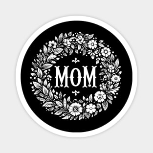 Elegant Vintage-Inspired Mom Magnet